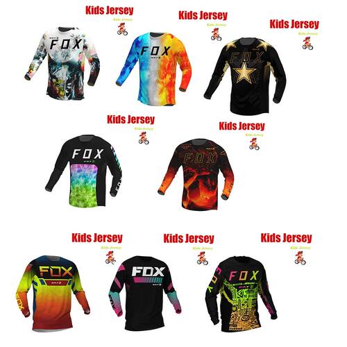 Camiseta de carreras todoterreno para ni?os, Jersey de bicic