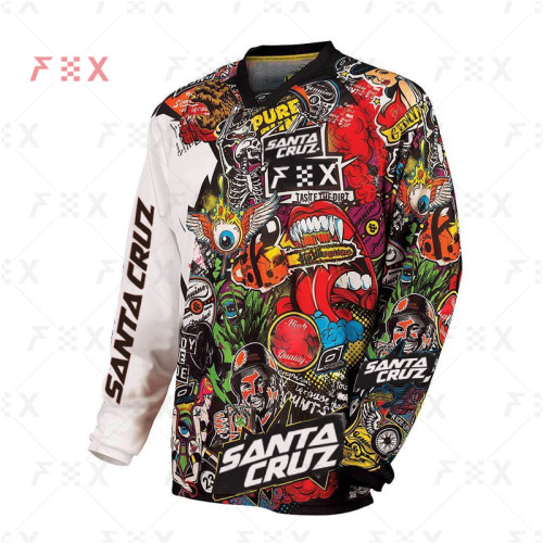 santa cruz Moto Bicycle Jersey Mtb new 2021 Long Sleeve Cycl