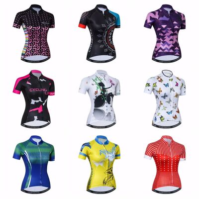 Weimostar-Camiseta de Ciclismo para mujer, maillot para bici