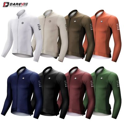 DAREVIE-Maillot de Ciclismo de manga larga para hombre y muj