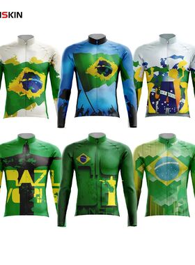 Camiseta de manga larga de ciclismo para hombre, ropa deport