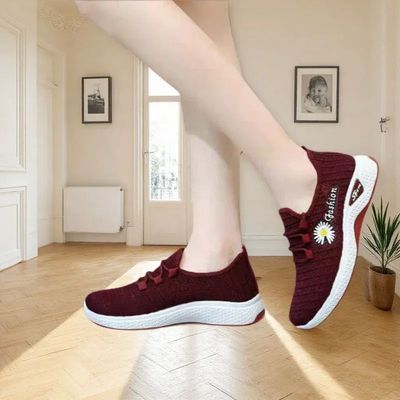 2025 NEW Fashionable Women Coconut Shoes Breathable Mesh Lig