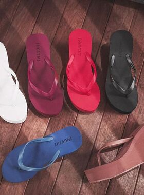 Womens Shoes Comfort Summer Women Wedge Platform Slippers Ou