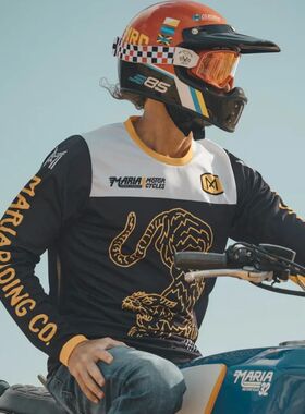 Camiseta de Motocross a cuadros Maria, ropa de ciclismo, MTB