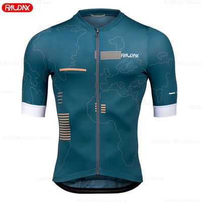 Raudax Maillot de ciclismo clásico para hombre, camiseta de