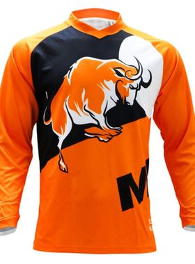 Camiseta de carreras para descenso, Maillot DH de secado rá