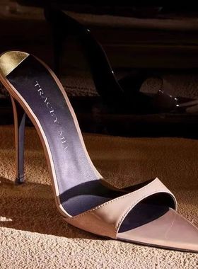 Women's Fashion Sandals Summer New Pointy Head Shallow Mouth