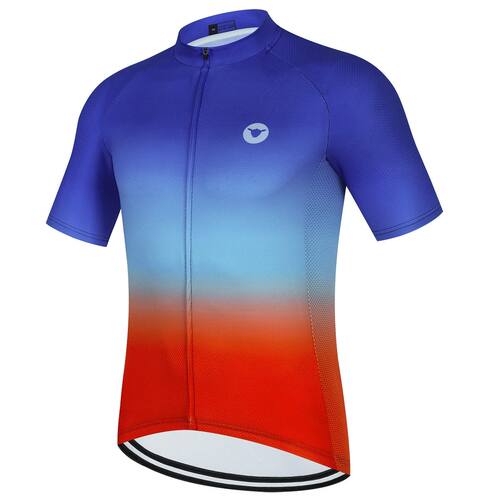 Camiseta corta de ciclismo para hombre, camisetas transpirab