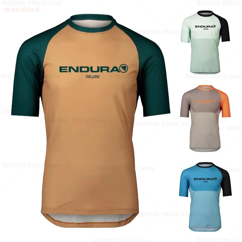 RAUDAX ENDURA-Camiseta de manga corta para Hombre, Maillot d