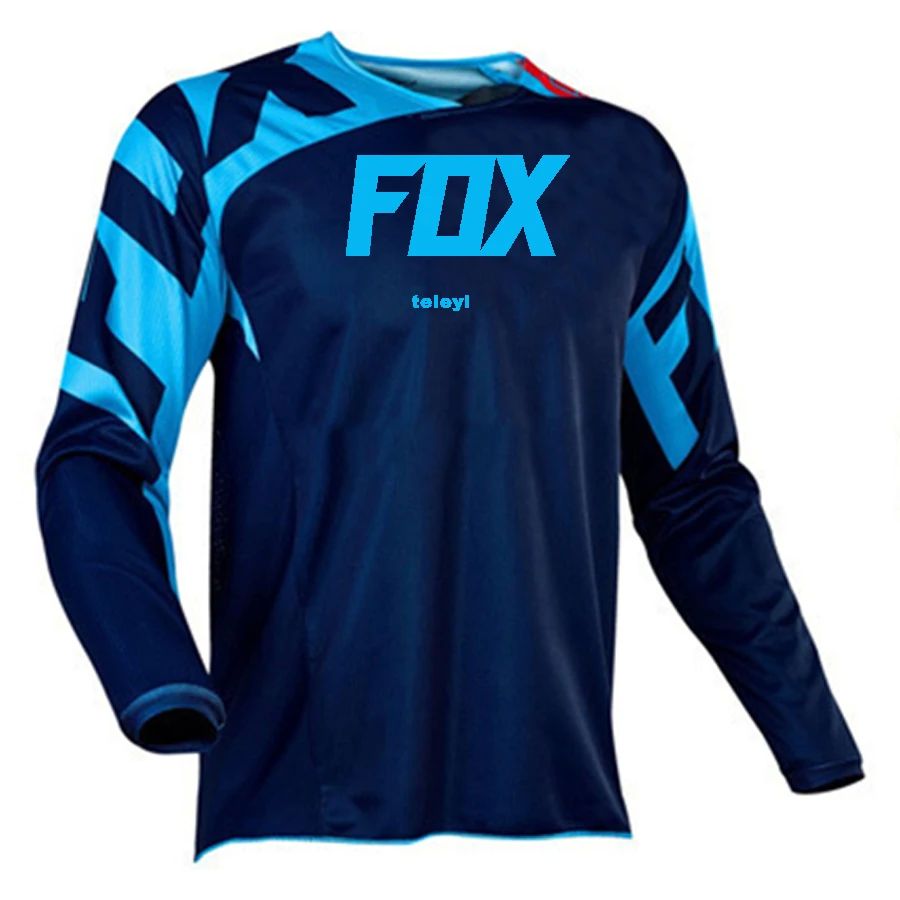 Teleyi-Camiseta de manga larga para hombre, ropa de ciclismo