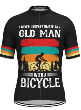 Maillot de Ciclismo de manga corta para hombre, uniforme de