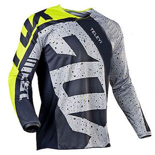 Men's Long sleeve motocross Cycling Jersey FOX teleyi Downhi