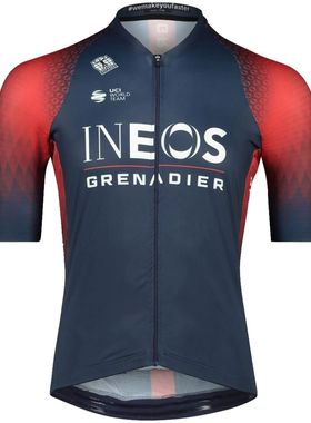 Maglia-uniforme de bicicleta de carretera, maillot transpira