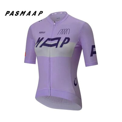 PASMAAP-maillot de ciclismo para hombre, camiseta de manga l