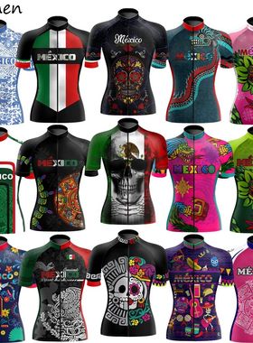 Camiseta de ciclismo de nuevo méxico para mujer, Top de man