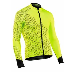 Camiseta de manga larga de ciclismo para hombre, ropa de bic