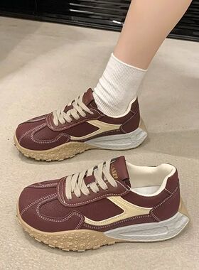 Fashionable Retro German Training Women's Sneakers 2025 Autu