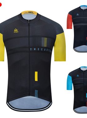 Raudax-camisetas de ciclismo para hombre, ropa deportiva de