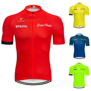 STRAVA 2022 Breathable Cycling Jersey Summer Mtb Clothes Sho