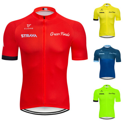 STRAVA 2022 Breathable Cycling Jersey Summer Mtb Clothes Sho