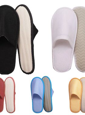 Women Men Disposable Slippers Non-Slip Hotel Travel Slipper
