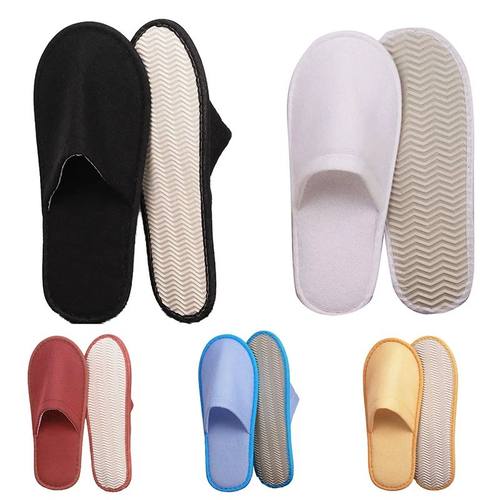 Women Men Disposable Slippers Non-Slip Hotel Travel Slipper