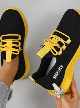 Women's summer breathable mesh flat shoes women's shoes casu