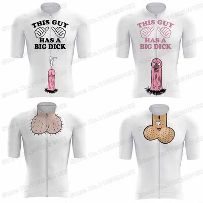 Camiseta de ciclismo divertida para hombre, conjunto de ropa