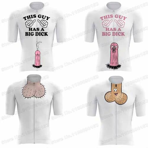 Camiseta de ciclismo divertida para hombre, conjunto de ropa