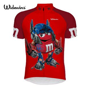 Ropa de Ciclismo para hombre, jersey de dibujos animados, MM