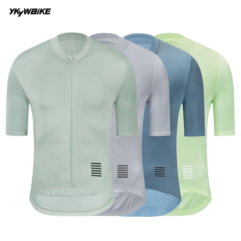 YKYWBIKE  Summer Men’s Pro Cycling Jersey Breathable Mtb Sh