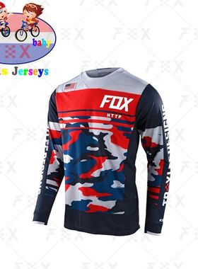 http fox-Camiseta de carreras todoterreno para ni?os, maillo