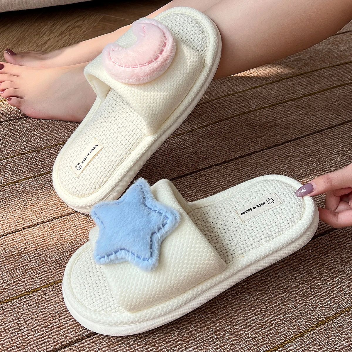 Women's Slippers Comfortable Soft Flat Sole at All Seasons I