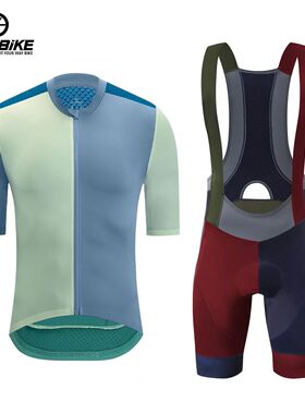 Ykywbike-Conjunto de ciclismo para hombre, camiseta y pantal