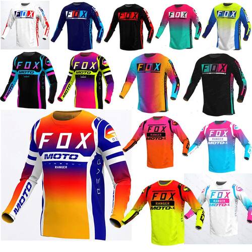 Camisetas de Motocross Fox Thor para hombre, ropa deportiva