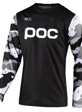 Camiseta de descenso para hombre, ropa deportiva RCC POC par