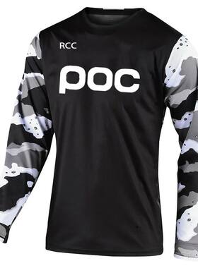 Camiseta de descenso para hombre, ropa deportiva RCC POC par