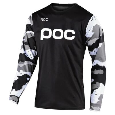 Camiseta de descenso para hombre, ropa deportiva RCC POC par