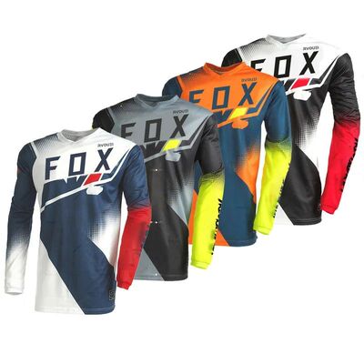 Rvouei Fox Enduro ciclismo Jersey, manga corta, DH Motocross