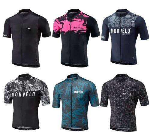 Morvelo-maillot de ciclismo para hombre, camiseta de manga c