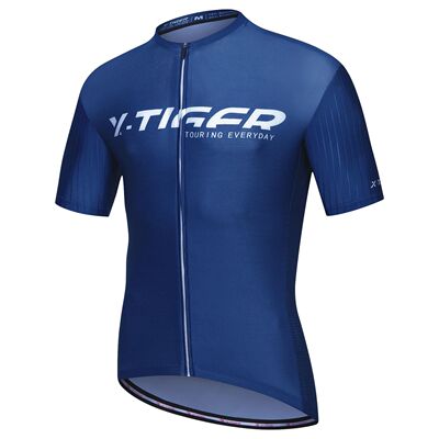 X-TIGER de ciclismo para hombre, camiseta de manga corta con