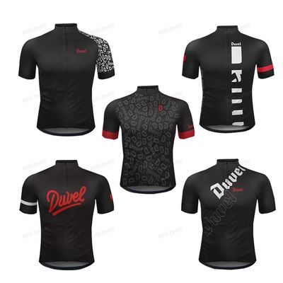 Duvel Beer-Maillot de manga corta para Ciclismo, ropa para b