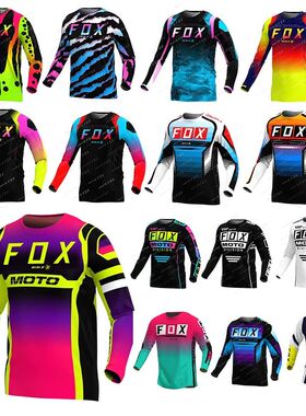 Men's BAT FOX Motocross Jersey Quick-Dry Downhill Jersey Bic