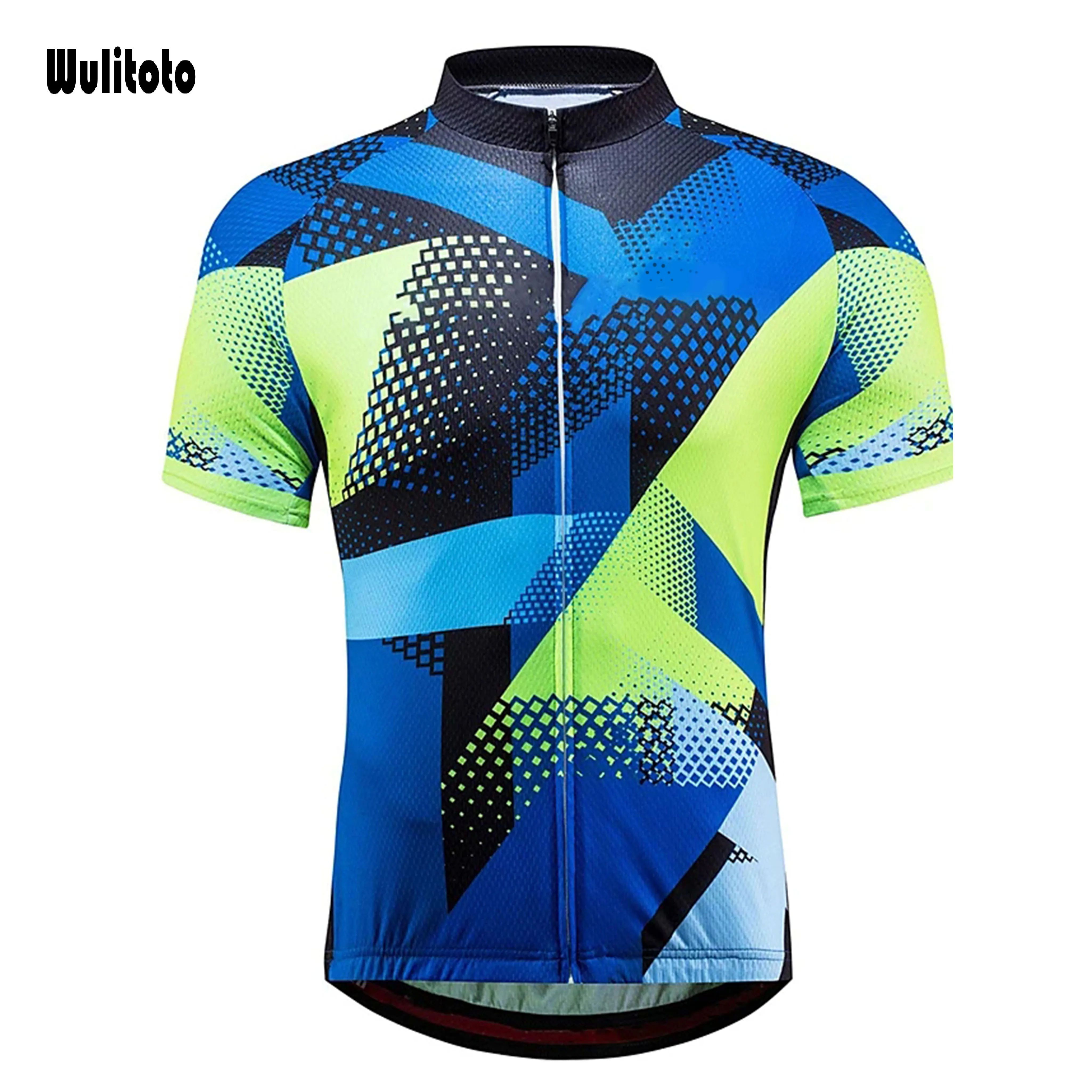 WULITOTO-Camiseta de manga corta de ciclismo para hombre, ma