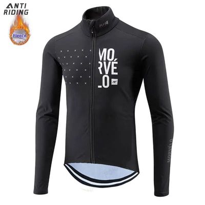 Morvelo-Jersey de Ciclismo de manga larga para hombre, Ropa