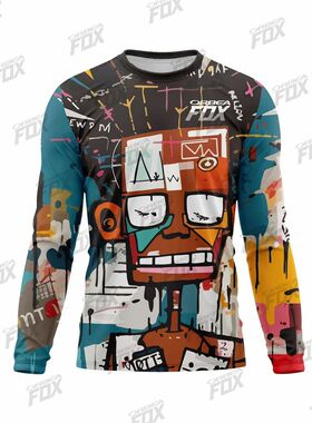 Camiseta de secado rápido para motocicleta, Jersey de manga