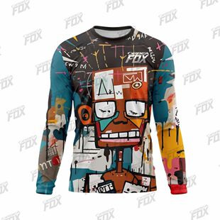 Camiseta de secado rápido para motocicleta, Jersey de manga