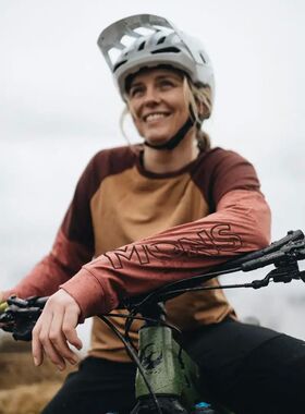 Camiseta de manga larga de ciclismo para mujer, ropa deporti