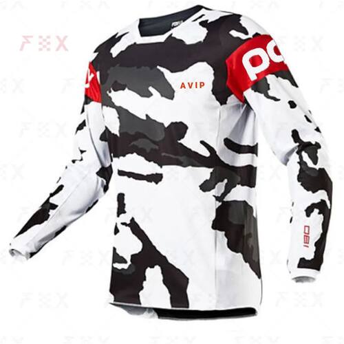 Avip poc-camiseta negra de manga larga para hombre, Jersey d