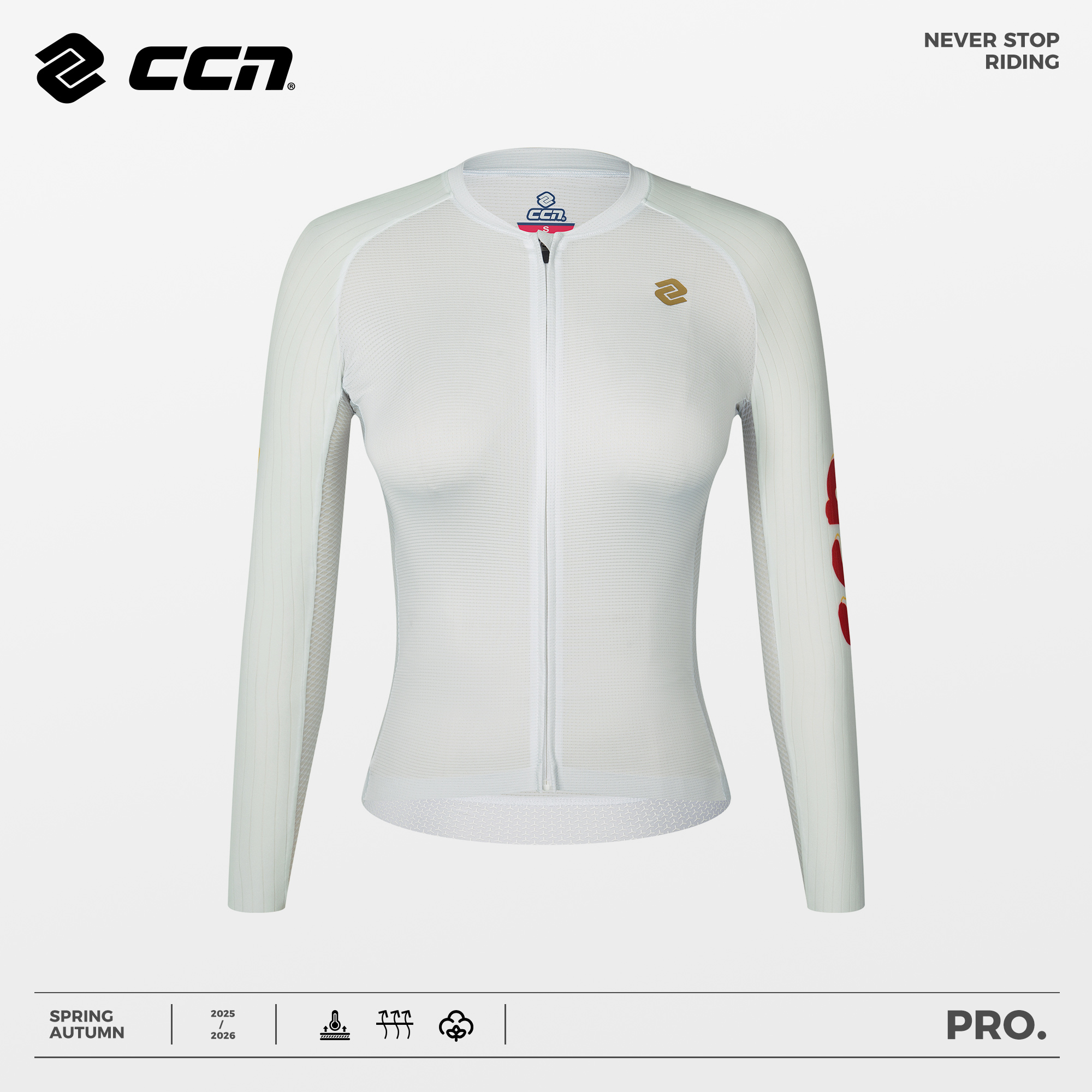 ccn骑行服长袖2025女士新款上衣